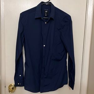 H&M Slim Fit Long Sleeve Button Up